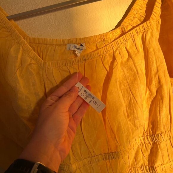 Madewell Nwt Puff Sleeve Shirt - Picture 3 of 3